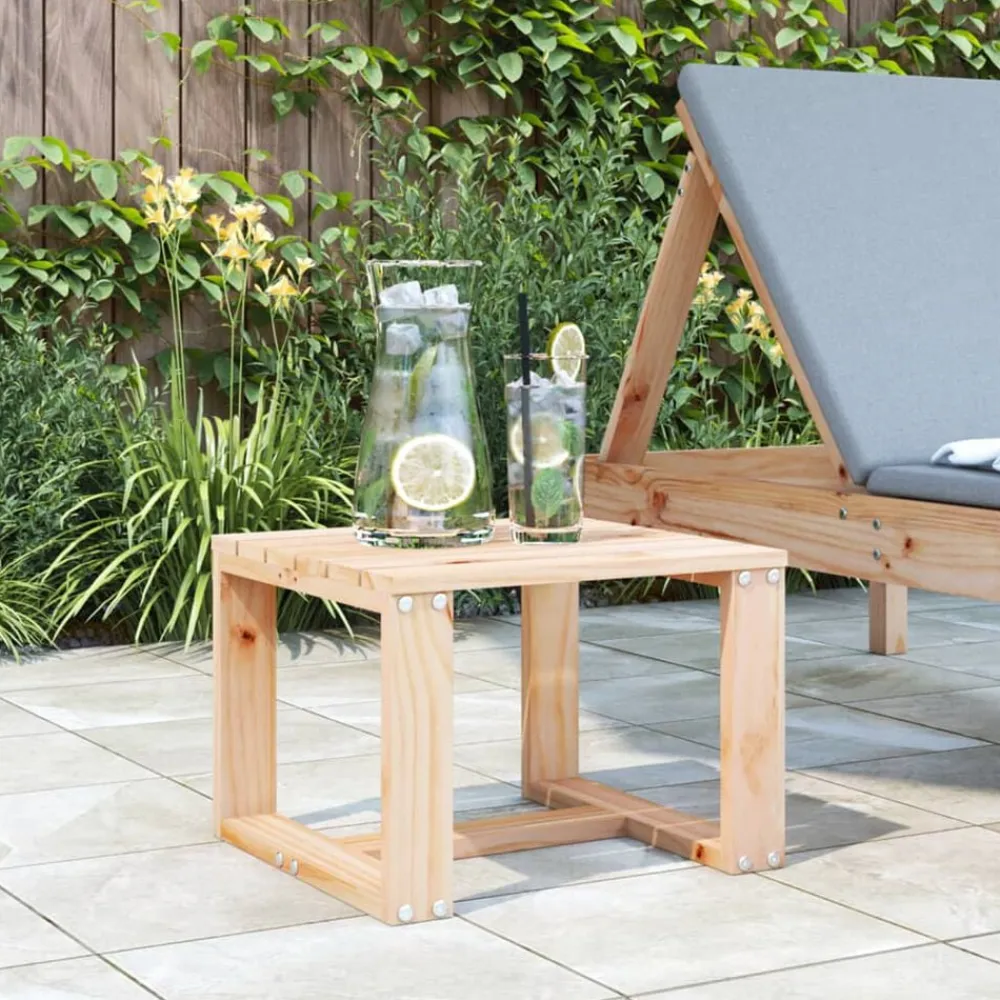 vidaXL Mesa auxiliar de jardín madera maciza de pino 40x38x28,5 cm Pino natural Sale