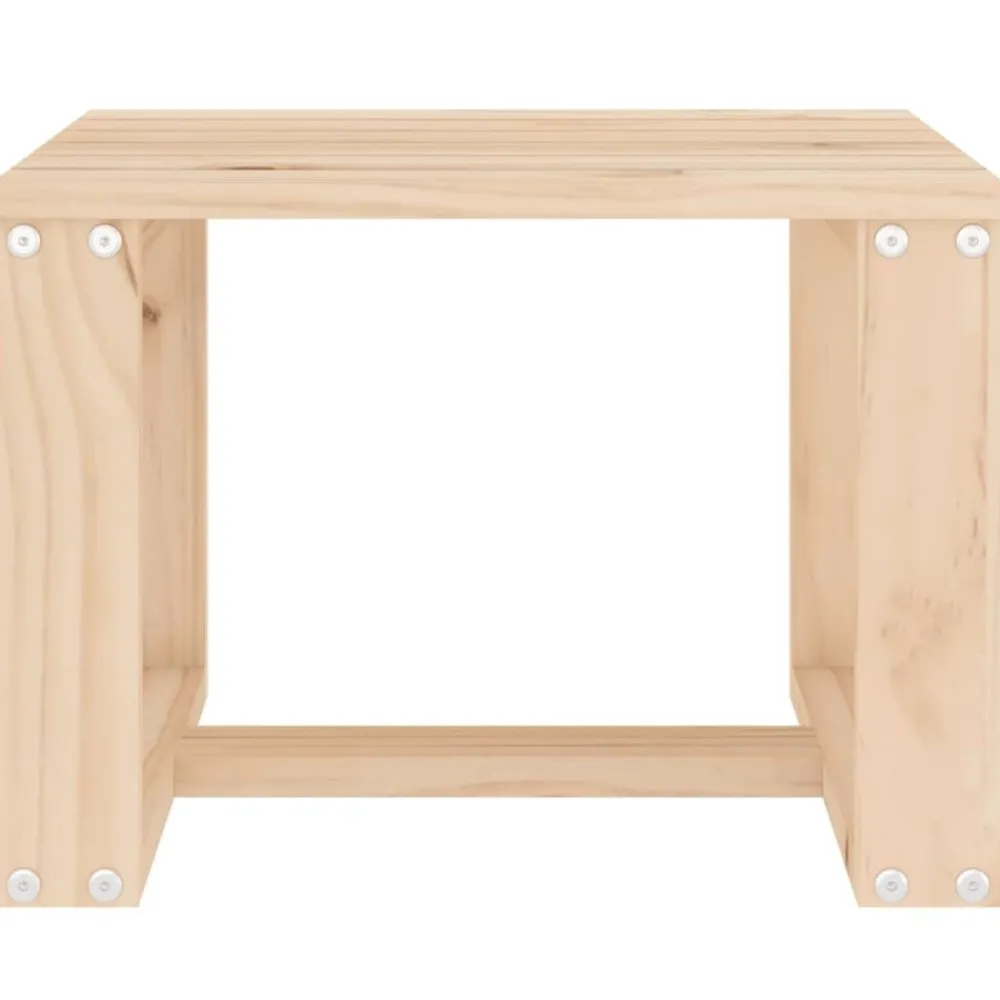 vidaXL Mesa auxiliar de jardín madera maciza de pino 40x38x28,5 cm Pino natural Sale