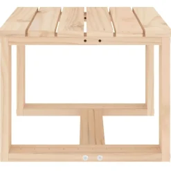 vidaXL Mesa auxiliar de jardín madera maciza de pino 40x38x28,5 cm Pino natural Sale