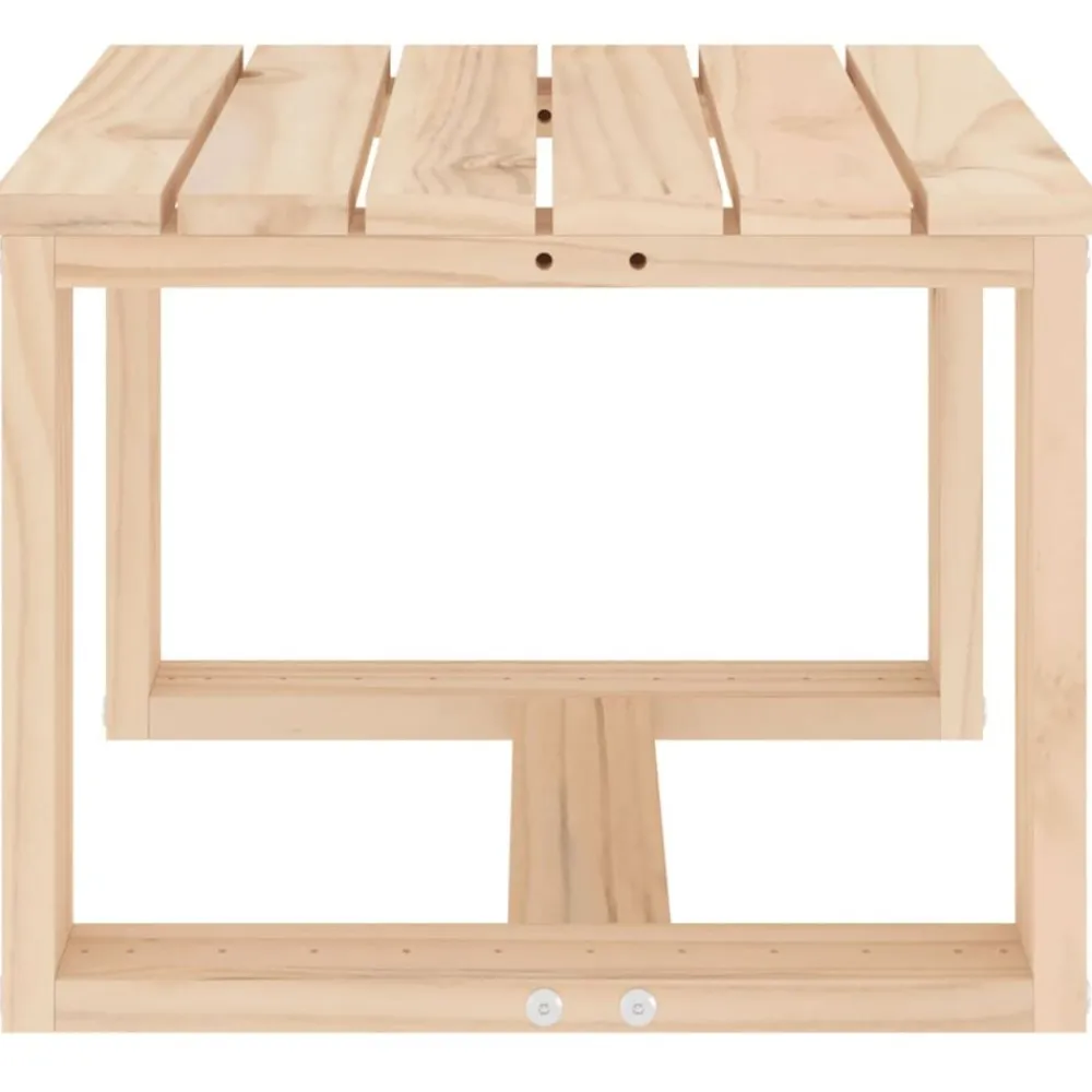 vidaXL Mesa auxiliar de jardín madera maciza de pino 40x38x28,5 cm Pino natural Sale