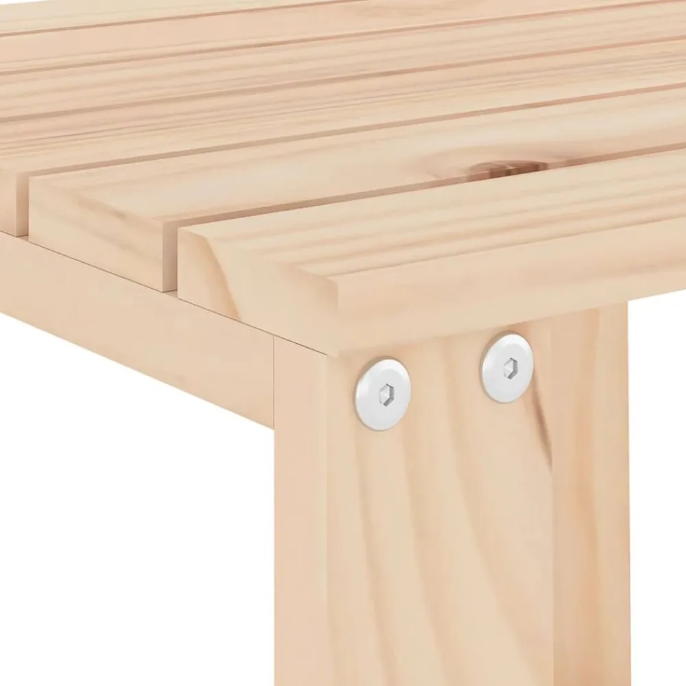 vidaXL Mesa auxiliar de jardín madera maciza de pino 40x38x28,5 cm Pino natural Sale