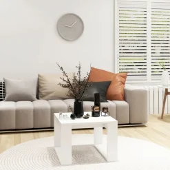 vidaXL Mesas-Mesa auxiliar de madera contrachapada 50x50x35 cm
