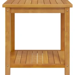 vidaXL Mesa auxiliar de madera maciza de acacia 45x45x45 cm Sale