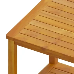 vidaXL Mesa auxiliar de madera maciza de acacia 45x45x45 cm Sale