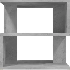 vidaXL Mesa auxiliar de madera ingeniería gris hormigón 40x40x40 cm Gris hormigón Best