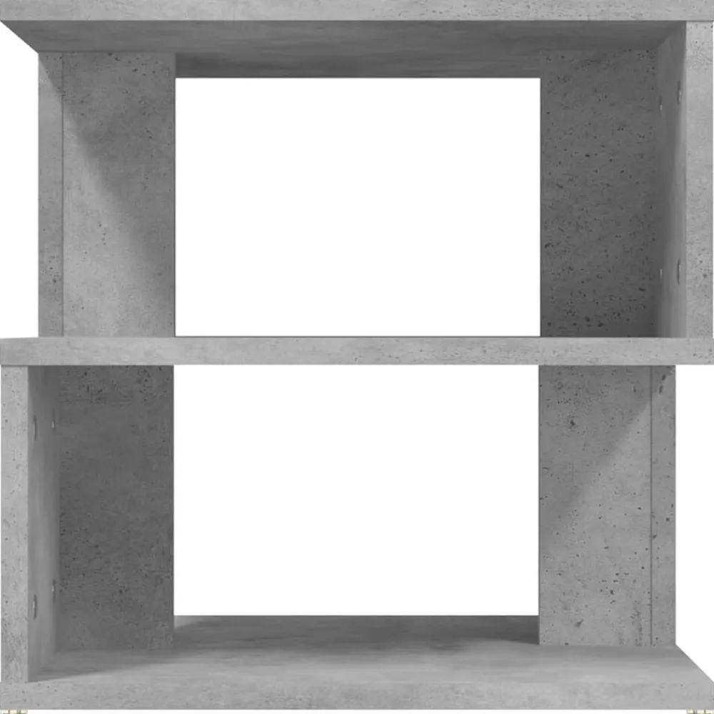vidaXL Mesa auxiliar de madera ingeniería gris hormigón 40x40x40 cm Gris hormigón Best