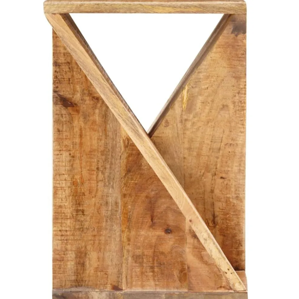 vidaXL Mesa auxiliar de madera maciza de mango 35x35x55 cm Best
