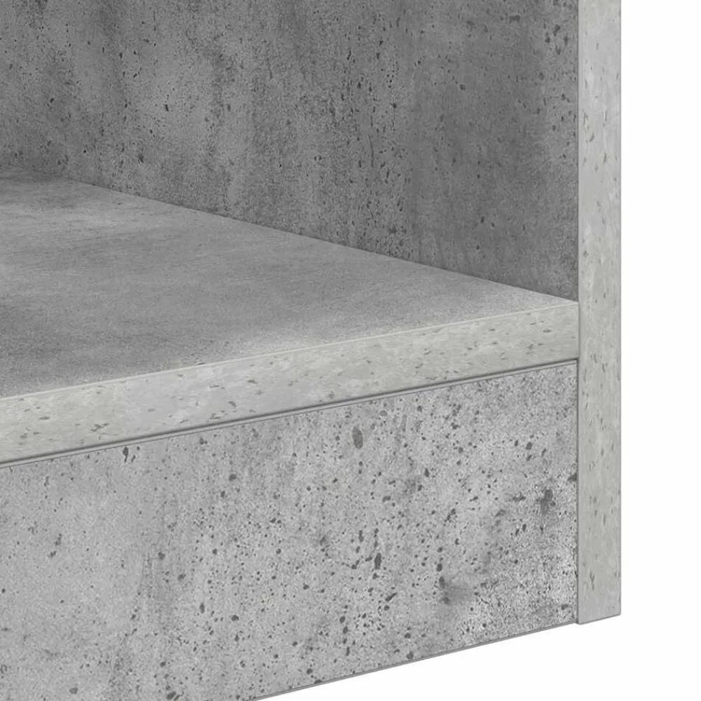 vidaXL Mesas-Mesa Auxiliar Gris Concreto 30,5 x 30 x 45 cm