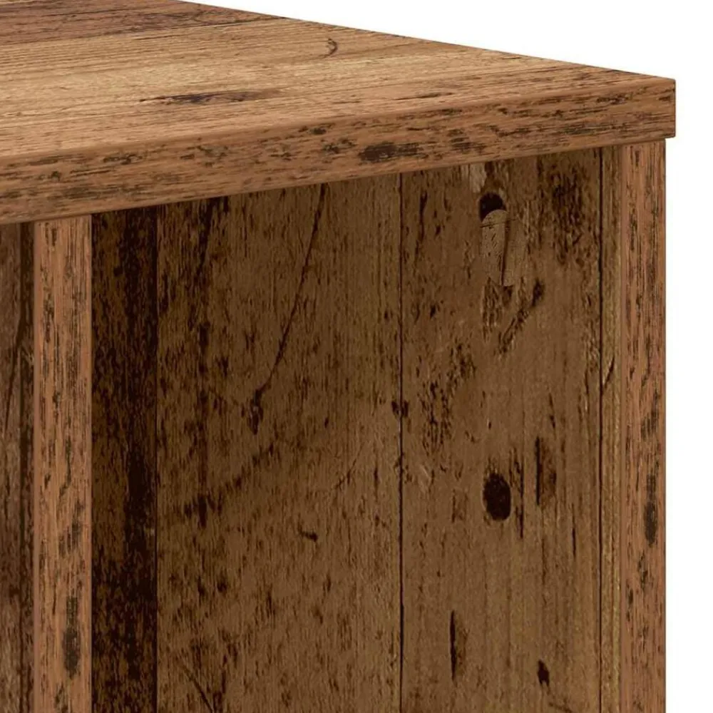 vidaXL Mesas-Mesa Auxiliar Madera vieja 37 x 32 x 40 cm Madera de ingeniería