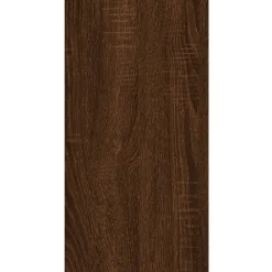 vidaXL Mesas-Mesa auxiliar madera contrachapada roble marrón 50x26x50 cm