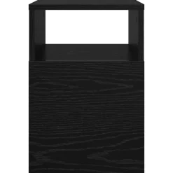 vidaXL Mesa Auxiliar 30,5 x 30 x 45 cm Roble negro Hot