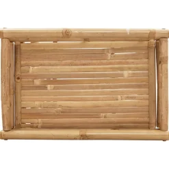 vidaXL Mesas-Mesa bandeja plegable bambú 60x40x68 cm