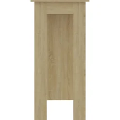 vidaXL Mesas-Mesa bar con estante contrachapada 102x50x103,5 cm