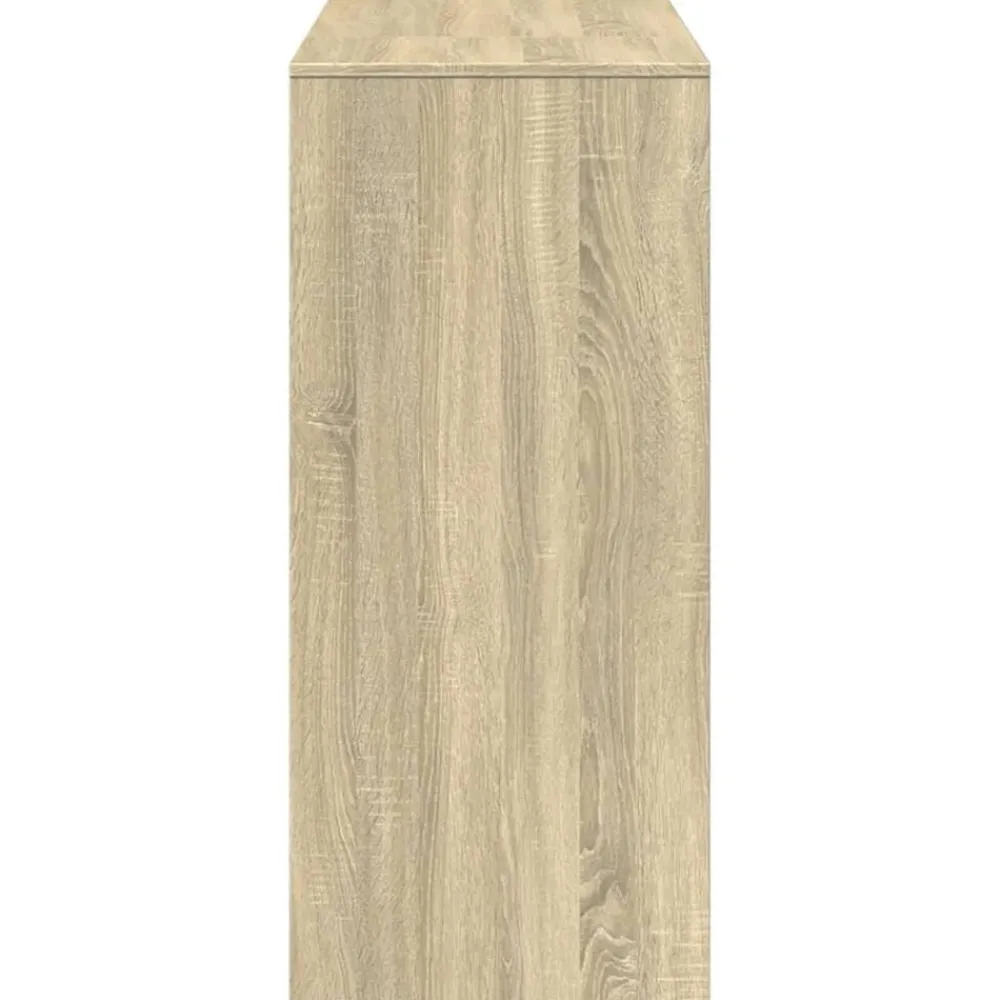 vidaXL Mesa bar con estante madera 124x46x103,5 cm Roble Sonoma Sale