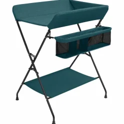 vidaXL Mesa cambiadora de hierro Verde Clearance