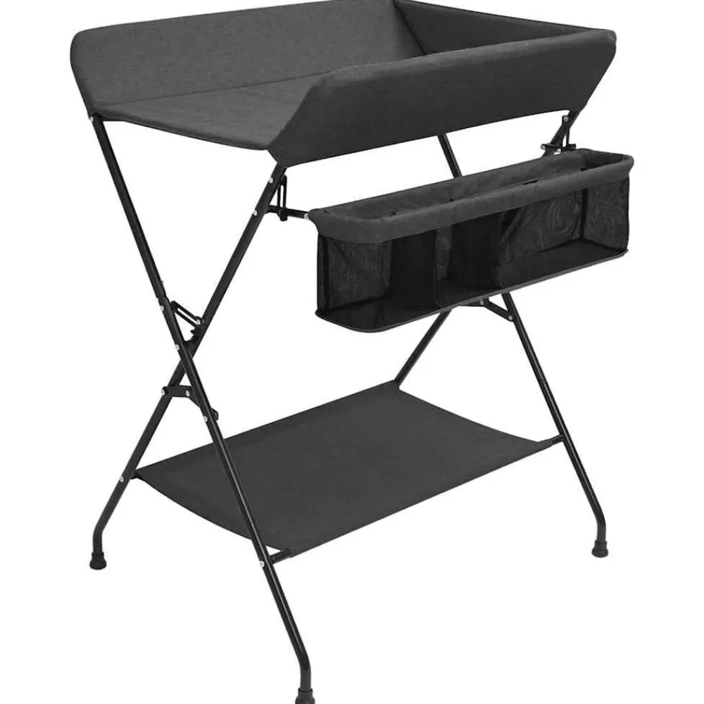 vidaXL Mesa cambiadora hierro gris Antracita Clearance