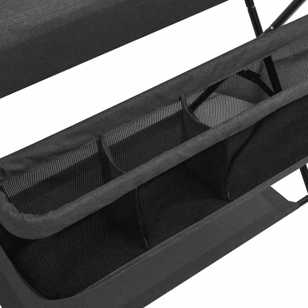 vidaXL Mesa cambiadora hierro gris Antracita Clearance