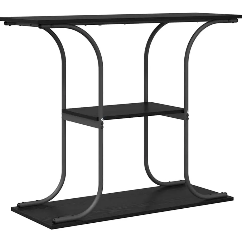 vidaXL Mesas-Mesa Consola con estante 101 x 35 x 80,5 cm