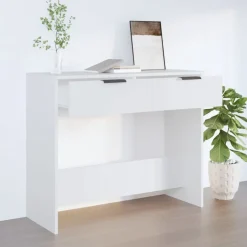 vidaXL Mesas-Mesa consola de madera contrachapada 90x36x75 cm