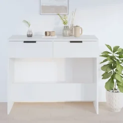 vidaXL Mesas-Mesa consola de madera contrachapada 90x36x75 cm