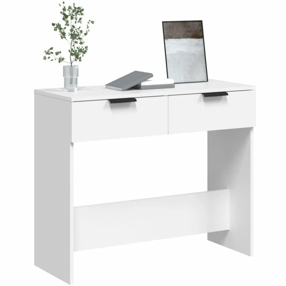 vidaXL Mesas-Mesa consola de madera contrachapada 90x36x75 cm