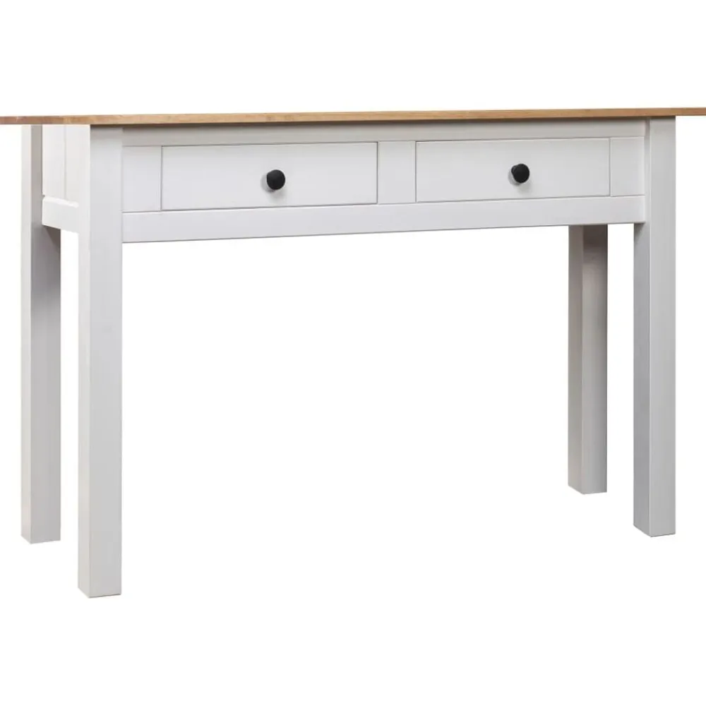 vidaXL Mesas-Mesa consola madera maciza pino Panamá 110x40x72cm