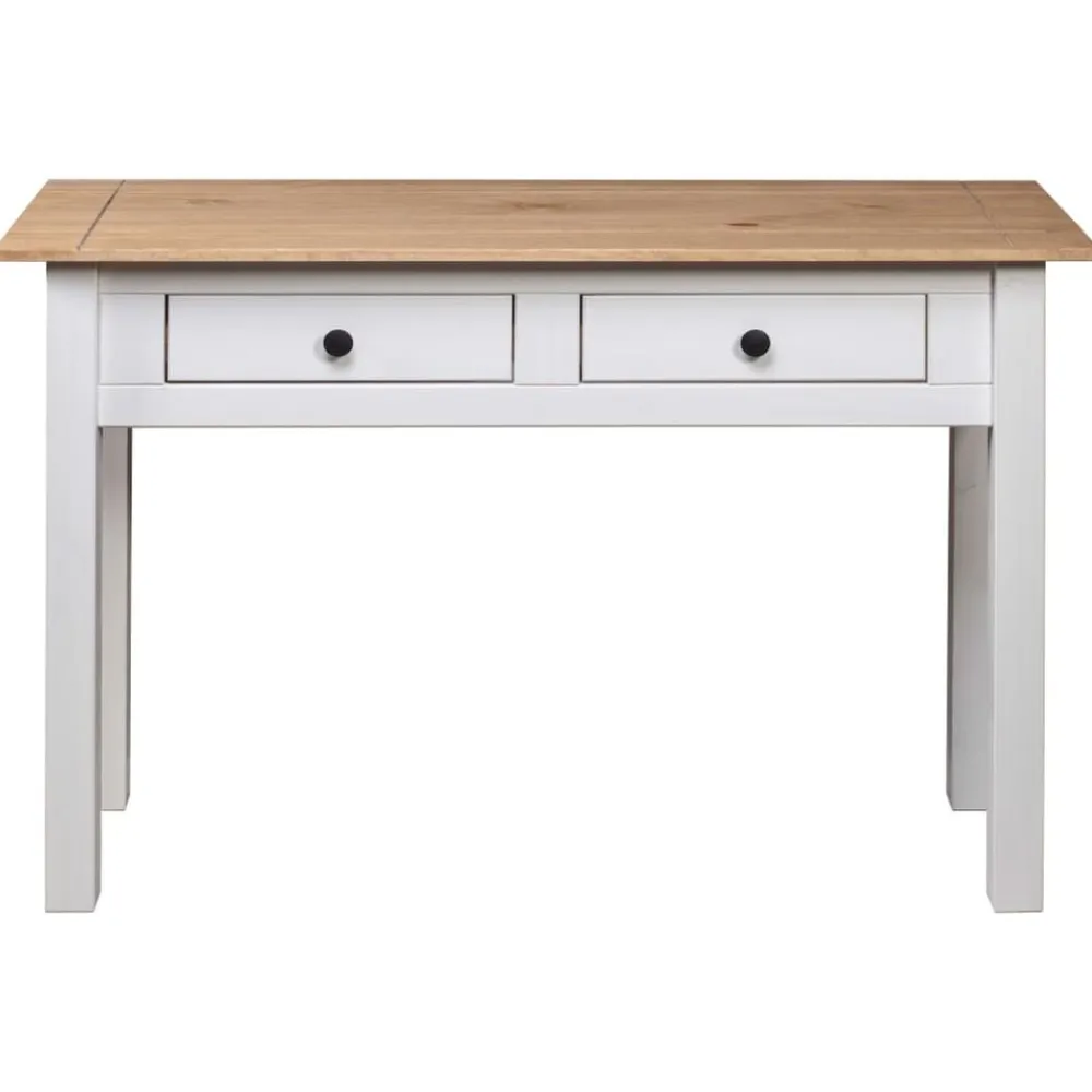 vidaXL Mesas-Mesa consola madera maciza pino Panamá 110x40x72cm