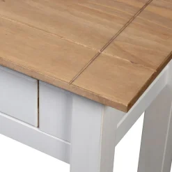 vidaXL Mesas-Mesa consola madera maciza pino Panamá 110x40x72cm