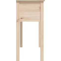 vidaXL Mesas-Mesa consola madera maciza de pino 70x35x75 cm