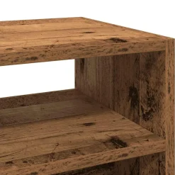 vidaXL Mesas-Mesa consola madera de ingeniería envejecida 78x30x80 cm