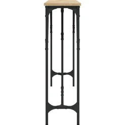 vidaXL Mesas-Mesa consola madera de ingeniería 180x23x75 cm