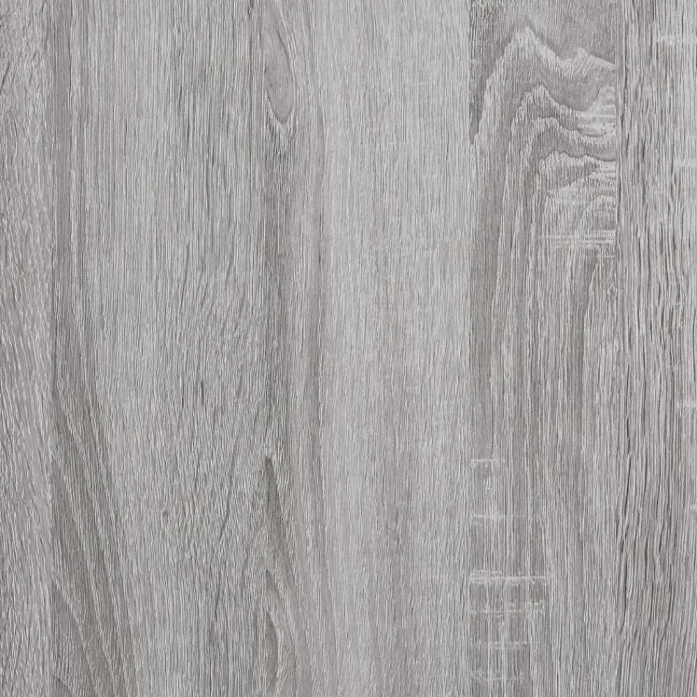 vidaXL Mesa consola madera de ingeniería 80x29x75 cm Gris sonoma Discount