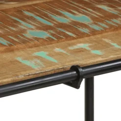 vidaXL Mesa consola madera maciza reciclada 110x42x76 cm Best