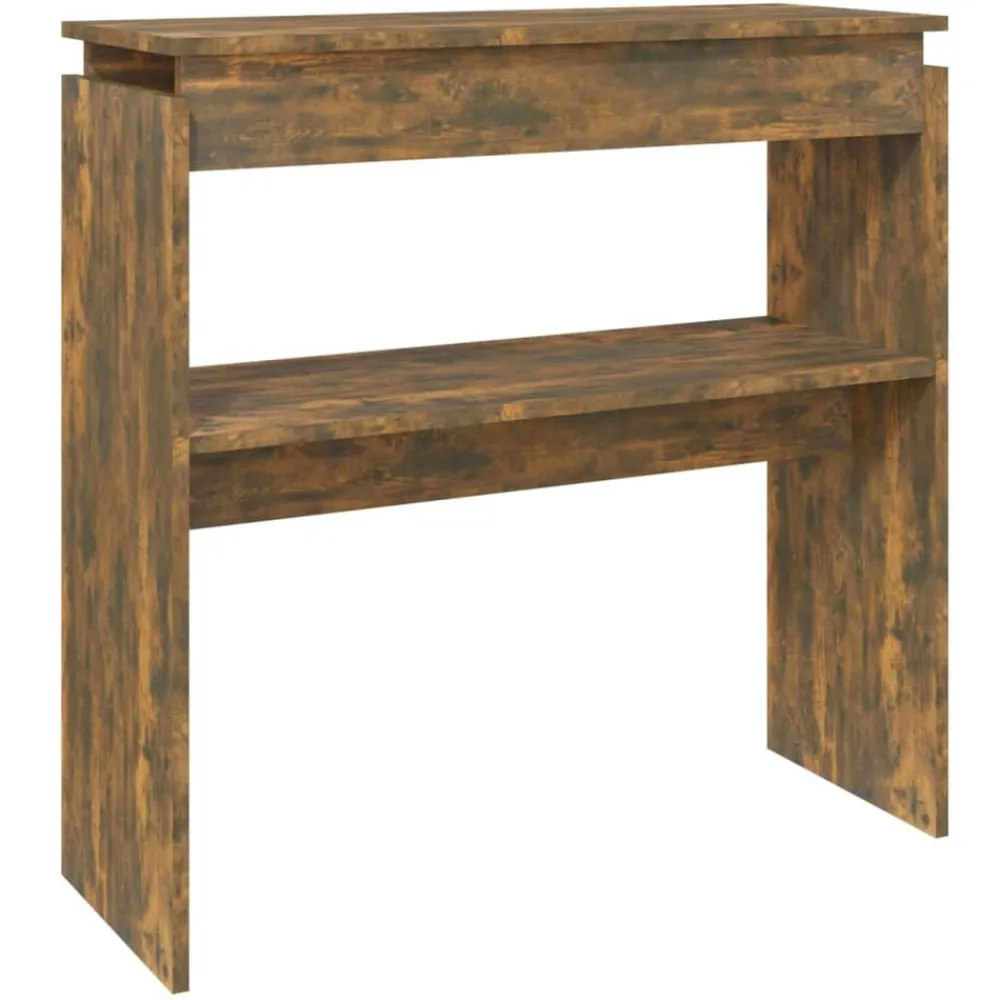 vidaXL Mesas-Mesa consola madera contrachapada 80x30x80 cm