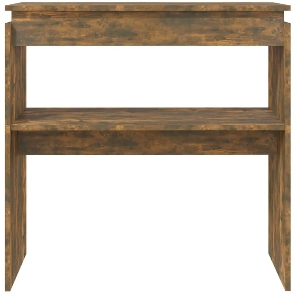 vidaXL Mesas-Mesa consola madera contrachapada 80x30x80 cm