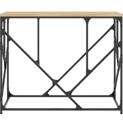 vidaXL Mesa consola madera de ingeniería 100x40x80 cm Roble Sonoma Sale