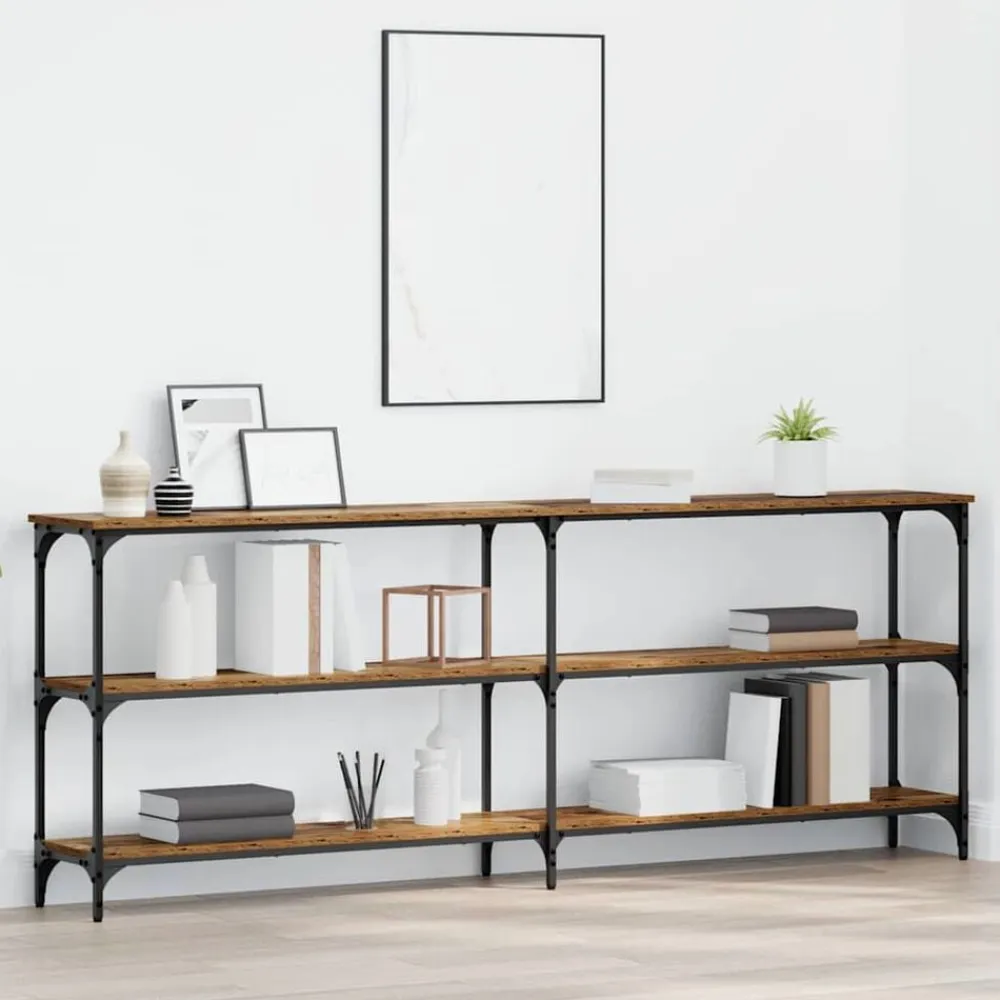 vidaXL Mesas-Mesa Consola 200 x 29 x 75 cm