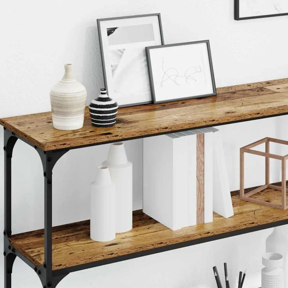 vidaXL Mesas-Mesa Consola 200 x 29 x 75 cm