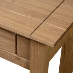 vidaXL Mesa consola madera maciza pino Panamá Range 110x40x72 cm Marrón New
