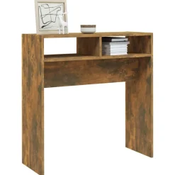 vidaXL Mesas-Mesa consola madera contrachapada 78x30x80 cm