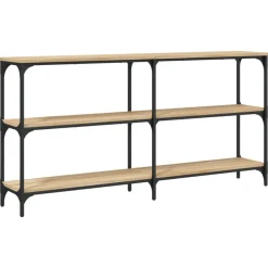 vidaXL Mesas-Mesa consola madera de ingeniería 150x29x75 cm