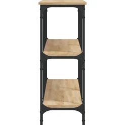vidaXL Mesas-Mesa consola madera de ingeniería 150x29x75 cm