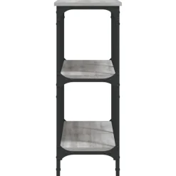 vidaXL Mesas-Mesa consola madera de ingeniería 100x29x75 cm