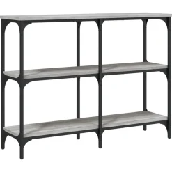 vidaXL Mesas-Mesa consola madera de ingeniería 100x29x75 cm