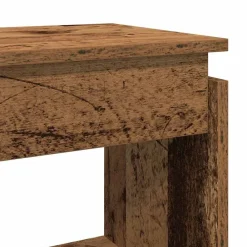 vidaXL Mesas-Mesa consola madera de ingeniería envejecida 80x30x80 cm