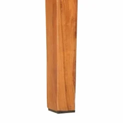 vidaXL Mesas-Mesa Consola Marrón 110 x 30 x 80 cm Madera de Acacia Sólida