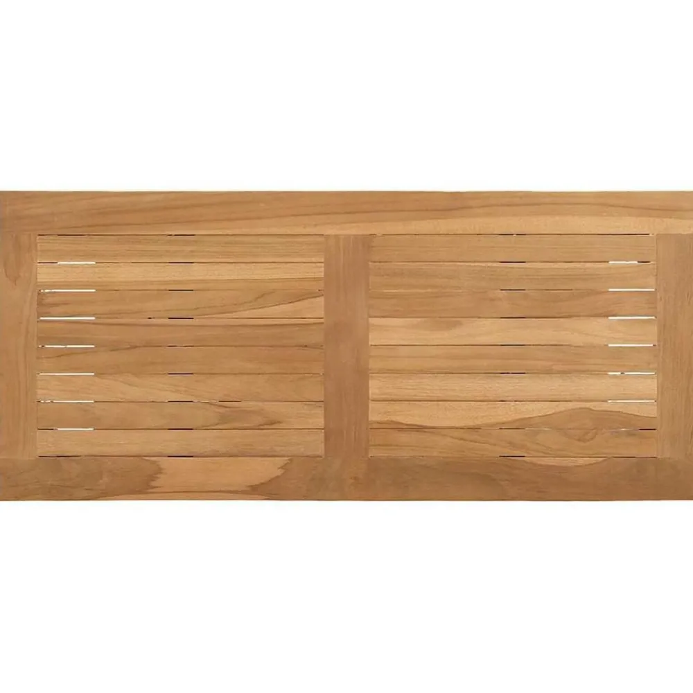 vidaXL Mesa Consola Marrón 85 x 35 x 75 cm Madera de teca maciza Discount