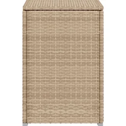 vidaXL Mesa cubierta para bombona de propano ratán 40x40x60 cm Beige