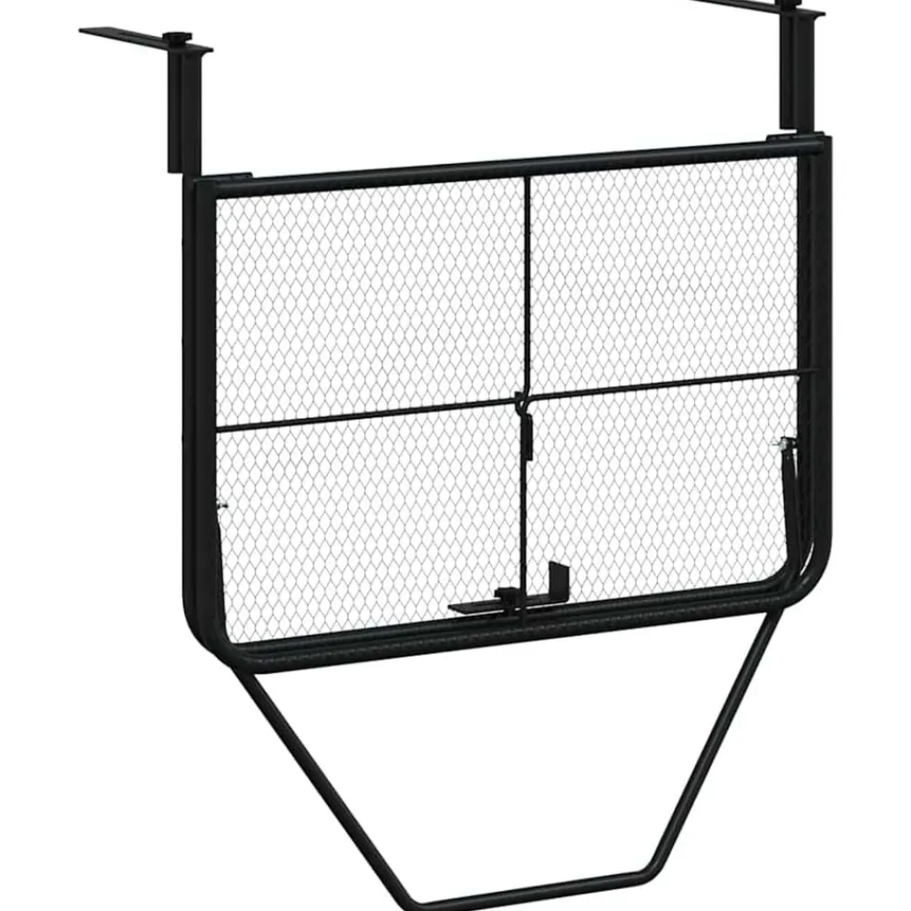 vidaXL Muebles De Jardín-Mesa de balcón de acero 60x40 cm
