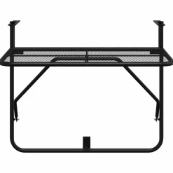 vidaXL Muebles De Jardín-Mesa de balcón de acero 60x40 cm